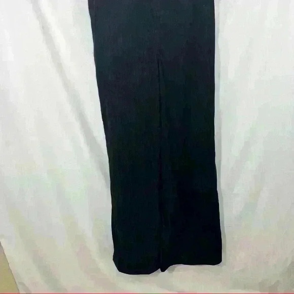 KORI America Coduroy Black Wide Leg Jumpsuit Sz M Cute Retro Preppy School Fall - Picture 4 of 14